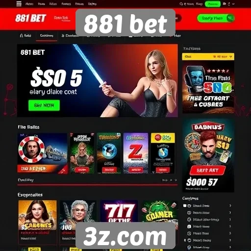Acessibilidade e design do site 881 bet são elogiados